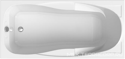 Ванна акриловая "ПАРМА" 1800х850, левая, каркас и слив-перелив в компл., БЕЗ панели ZZ