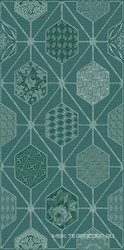 Декор Devore indigo geometria 31.5x63