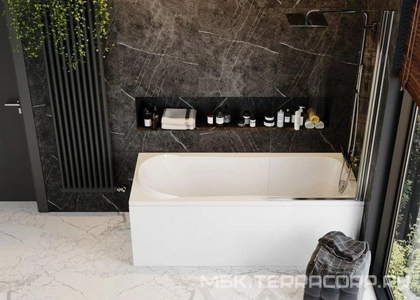 Ванна прямоугольная 170x70xh45см, без панели и каркаса, (акрил цв.белый), Penelope ZZ Vagnerplast penelope VPBA177PEN2E-04