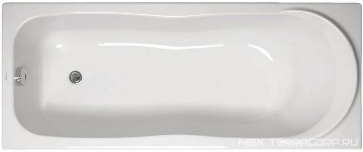 Ванна прямоугольная 170x70xh45см, без панели и каркаса, (акрил цв.белый), Penelope ZZ Vagnerplast penelope VPBA177PEN2E-04