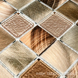 Мозаика Bonaparte Мозаика стеклянная Titan Bronze (30x30x4) ZZ 31,8x31,8