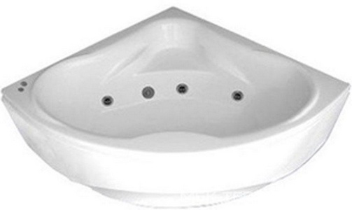 Ванна с сист. гидромассажа, 150х150хh58,5(49)см, на раме, слив/перелив и панель в компл.,  ZZ Thermolux Galateya ВАННА 150х150  GALATEYA Г/Массаж