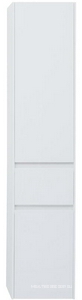 Шкаф-пенал  350х1625х309 мм ПРАВЫЙ,  цв.белый глянец, (без опор арт.198800) ZZ Aquanet Бруклин 203966