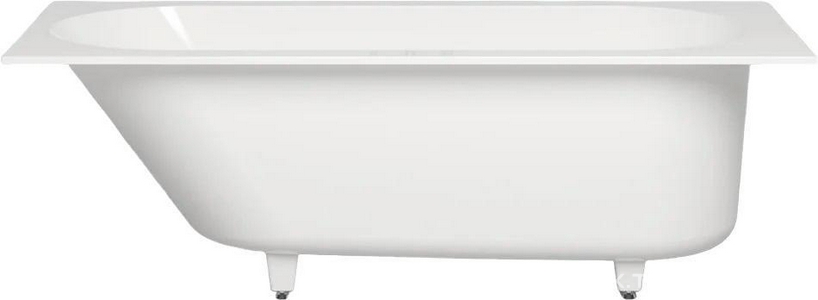 Ванна 1700х750хh600мм, встраив., литой камень S-Sense матовый цв.белый, на регулируемых опорах, БЕЗ слива-перелива,  ZZ Salini Ornella 102311M