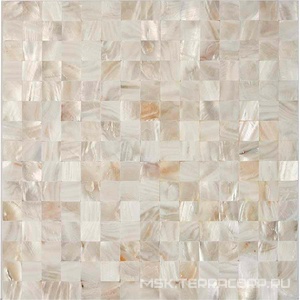 Мозаика Мастера Керамики Glass 700 из натурального перламутра (чип 20x20) 30х30