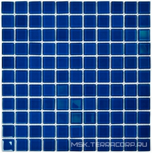 Мозаика Bonaparte Мозаика стеклянная Deep blu  (25x25x4) ZZ 30x30