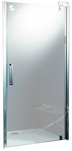 Дверь в нишу, распаш. 90хh204,3см, петли справа/слева, вход 705мм, профиль цв.гл.хром, стекло 6мм прозрачное,   4-угольная ZZ Huppe Huppe Refresh 9P0405 092 321