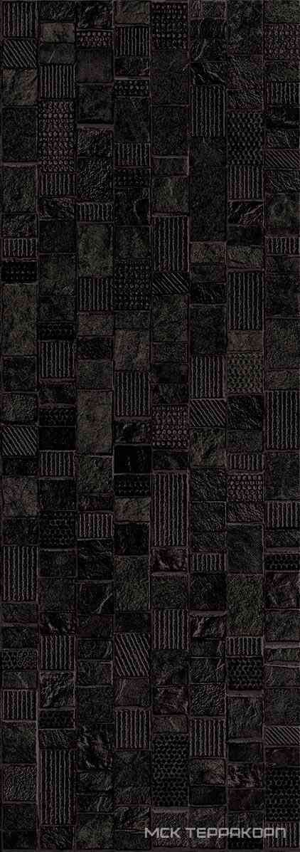 Commesso Nero Piazze XX |25.1x70.9