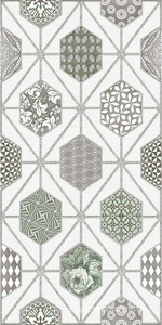 Декор Azori Devore Декор  light geometria 31.5x63 587192002
