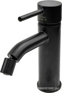 Смеситель для биде, без д/к, (цв.черный матовый PVD),  ZZ Paini Cox 78PZ304O