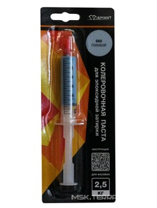 Паста колер. д/ эпокс. затирки  "Диамант" 2,5 кг 060 голубой ZZ Антураж Диамант Color n163030