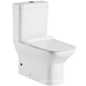 Чаша унитаза, безободковый, с крышкой-сиденьем микролифт, БЕЗ бачка ZZ Aquanet Cube 210759