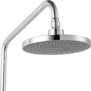 Душевой стойка Fit R  D283CP-2-RUS, без смесителя, ручной, верхний душ, цв. хром ZZ Bravat fit D283CP-2-RUS