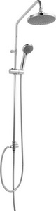 Душевой стойка Fit R  D283CP-2-RUS, без смесителя, ручной, верхний душ, цв. хром ZZ Bravat fit D283CP-2-RUS