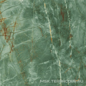 Керамогранит для пола и стены Fioranese Marmorea Intensa Emerald Dream matt/rett (п.п.) 74X74 M5758R