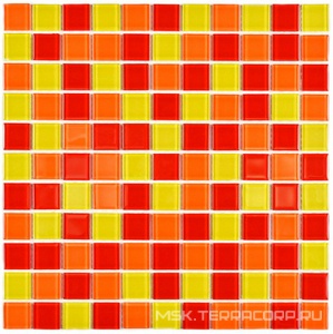 Мозаика Fruit mix  (25x25x4) 30x30 Bonaparte Мозаика стеклянная n156296