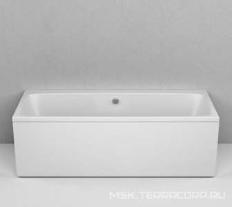 Фронтальная панель для ванны Func 170х70, 170x80 см, цв. белый, ZZ AMPM FUNC W84A-170-070W-P