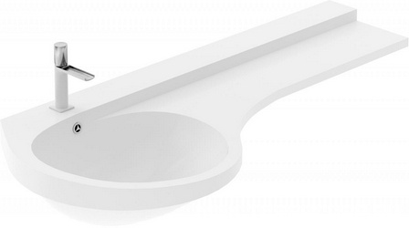 Раковина Цвет и Стиль Бонито 135 L| 135x20x57