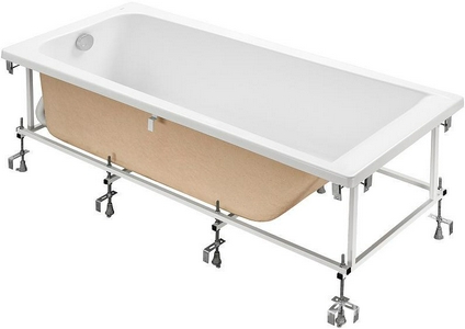 Акриловая ванна   170х75 см, (БЕЗ монтажного комплекта и панели) ZZ Roca Elba 248507000