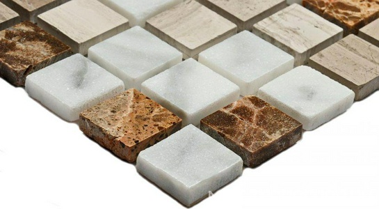 Мозаика Detroit (POL)(15x15x4) 30,5x30,5 Bonaparte Мозаика из натурального камня n156694