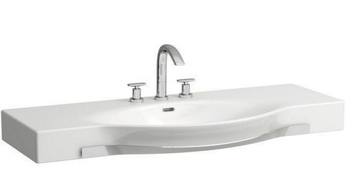 Раковина 1200х510мм, 1 отв. д/смес., с переливом, без п/держателя, Palace ZZ
