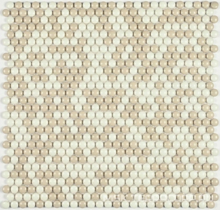 Мозаика Pixel cream (D12x6) 32,5x31,8 Bonaparte Мозаика стеклянная n156324