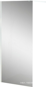 Душевая перегородка 1200хh1950мм, правая/левая, (стекло прозрачное 6мм Easy Clean, укорачиваемый кронштейн 1190мм, фурнит.цв.белый), Walk IN ZZ RGW Walk In 35100212-15