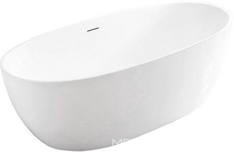 Ванна 1600х780хh580мм, отдельностоящая, интегрир.слив перелив, д/к в цвет ванны в компл., (акрил цв.белый), Vincea ZZ Vincea Ванны VBT-405-1600