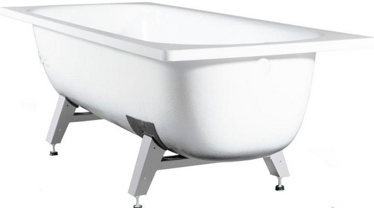 Ванна стальная 170*70*40 см, с ножками, цв. белый, ZZ ВИЗ Универсал S-70901 с нож