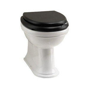 Унитаз напольный пристенный 36,5х51,5хh40,5см, без сиденья, для встр. в стену бачка, крепл. к полу в компл.,  ZZ Devon & Devon Rose IBWCROSEBTW