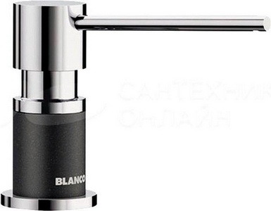 Дозатор встраиваемый Blanco  525810 цв.хром, церный, антрацит, ZZ Blanco Lato 525810 / к.т.428313