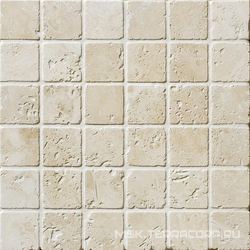 Mosaic Ivory tumbled 5x5 ZZ |30.5x30.5