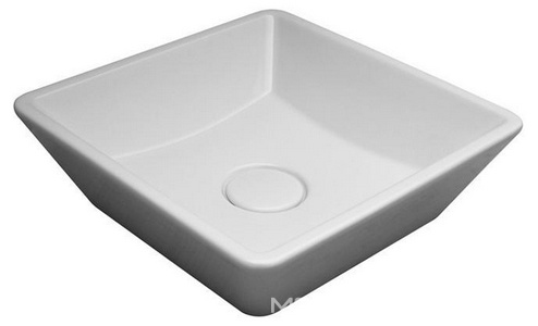 Раковина-чаша 39x39 см, БЕЗ сифона, белая ZZ Serel Serel 2013