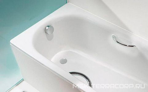 Ванна стальная "SANIFORM PLUS" 160х75 мод.333, цвет белый, С ОТВЕРСТИЯМИ под ручки, (без комплекта ножек арт.581470000000) ZZ Kaldewei Saniform Plus 133300010001