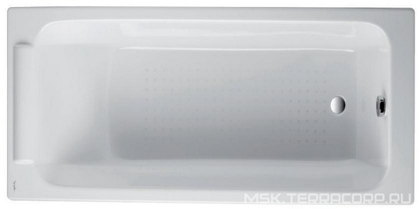 Ванна чугунную   БЕЗ АНТИСКОЛЬЗЯЩЕГО ПОКРЫТИЯ /170x70/, безотверстий для ручек  ZZ Jacob Delafon Parallel E2947-S-00