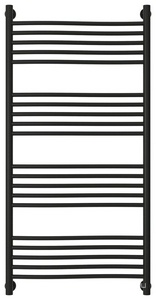 Полотенцесушитель водяной Сунержа + 31-0222-1260 1200x600, черный матовый ZZ Сунержа Флюид 31-0222-1260