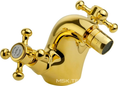 Смеситель для биде, (цв.золото),  ZZ Migliore Lady 18846
