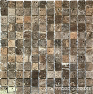 Мозаика Мозаика из камня на сетке М20-421-W 30.5x30.5 Спектр-М Натуральный камень М20-421-W