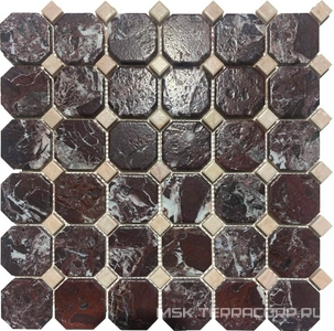 Мозаика Мозаика из камня на сетке М20-469-W 30.5x30.5 Спектр-М Натуральный камень М20-469-W