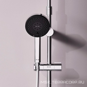 Лейка для душа, 3 режима, цв.хром/черный AMPM Above F029X000