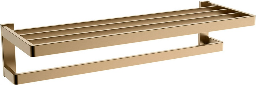 Полка для полотенец 60x21x13см, (цв.золото матовое),  ZZ Abber Westen AA1758