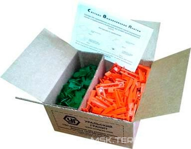 Коробка СВП Idalgo, клин + зажим,  1.5 мм ( по 250 шт) KL