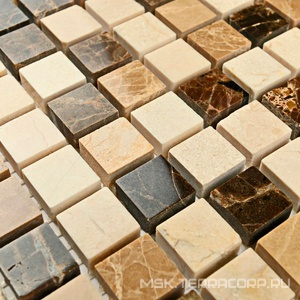 Мозаика Turin 15 (15x15x7) 30,5x30,5 Bonaparte Мозаика из натурального камня n156740