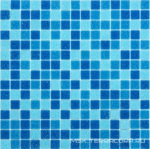 Мозаика Мозаика микс стекло голубая |32.7x32.7 Мастера Керамики Glass 13XZW05