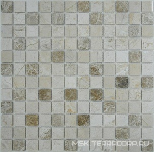 Мозаика Спектр-М Натуральный камень Мозаика из камня на сетке М20-271-23Р ZZ |30.5x30.5