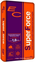 Клей д/плитки форматом до 100 х100 см ЕС SUPER FORCE, 25кг (50) ZZ