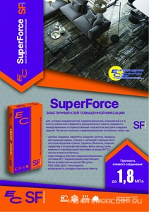  д/плитки форматом до 100 х100 см ЕС SUPER FORCE, 25кг (50) ZZ Екатеринодарские смеси Клей ЕСSUPER