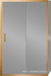 Душевой уголок 1200х900хh1900мм, прямоуг., правый/левый, (стекло прозрачное 6мм, фурн.цв.брашированное золото), Garda ZZ