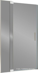 Дверь для душа в нишу, 1000/1100хh2000мм, распашная с неподв.сегментом, правая/левая, (стекло 8мм, прозрачная, фурн.цв.хром), Extra ZZ