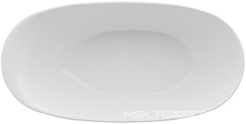 Ванна 1700х850хh580мм, отдельностоящая, интегрир.слив перелив, д/к в цвет ванны в компл., (акрил цв.белый), Vincea ZZ